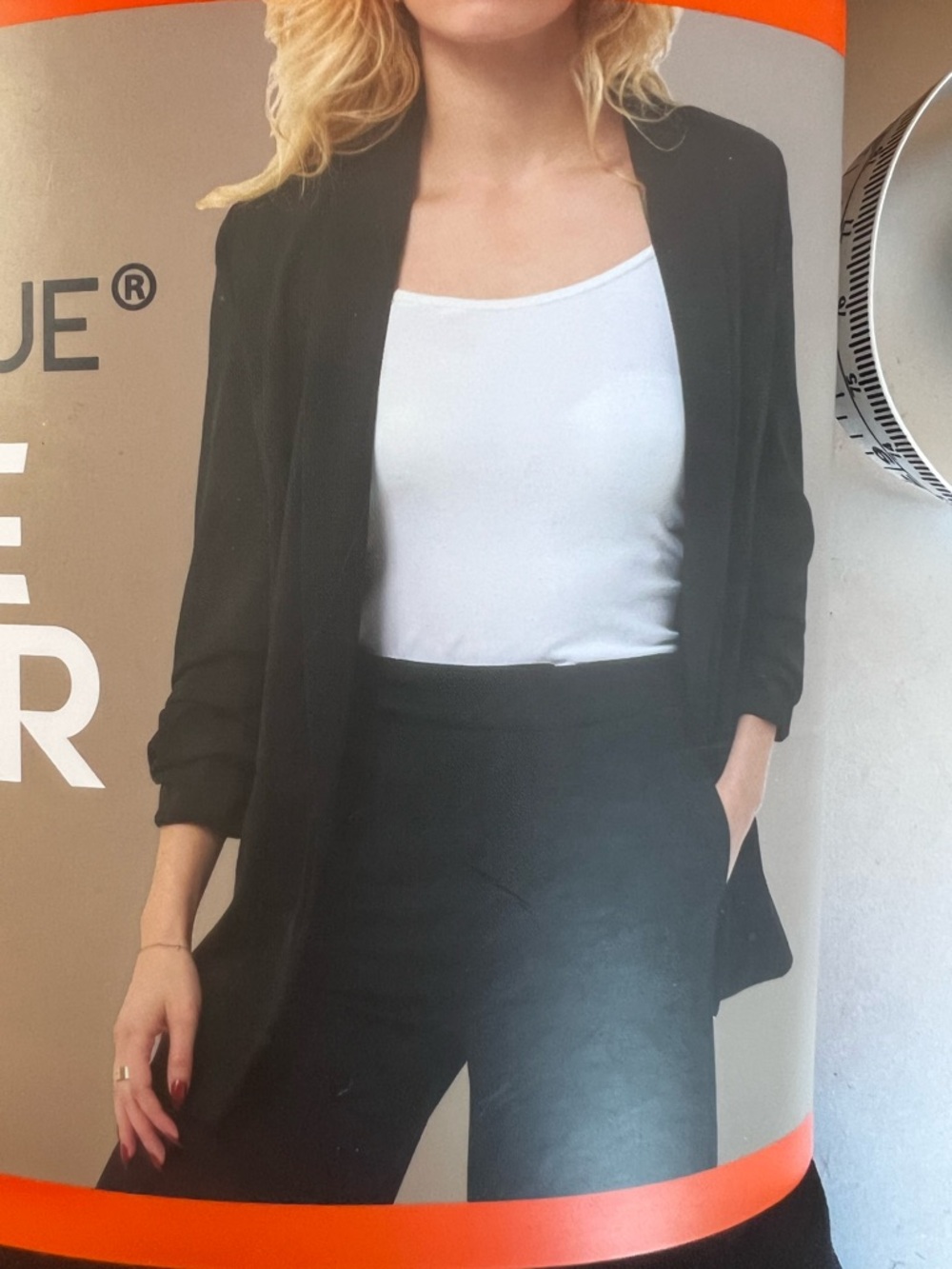 NWT Black Blazer Summer Weight - Dakota Blue XXL - Picture 2 of 4